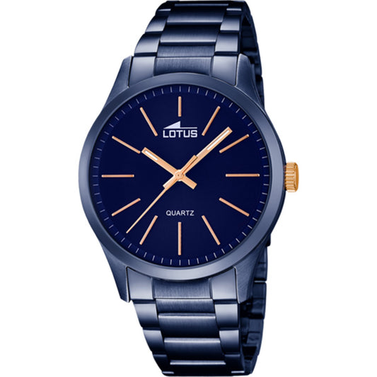 MONTRE LOTUS MINIMALIST 18163/2 BLEU, BRACELET EN ACIER, HOMME