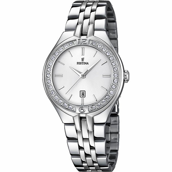 MONTRE FESTINA F16867/1 GRIS, BRACELET ACIER INOXYDABLE, FEMME