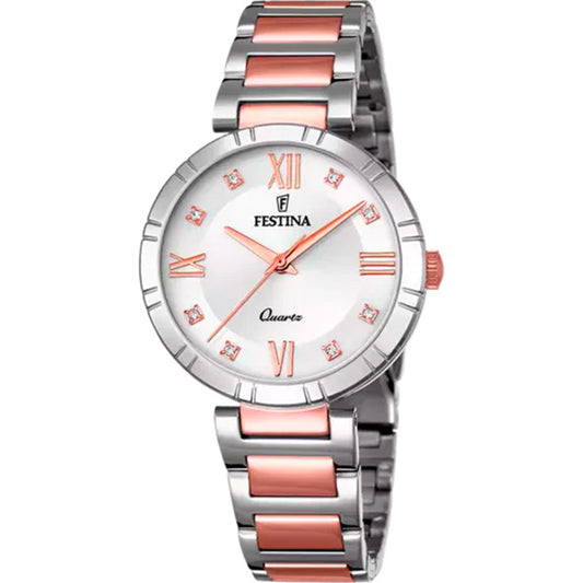 MONTRE FESTINA F16937/D GRIS, BRACELET ACIER INOXYDABLE, FEMME