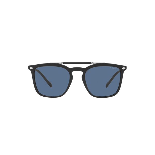 Lunettes de soleil Vogue VO5463S W44 80 Noir Verres Bleu Foncé Taille 51